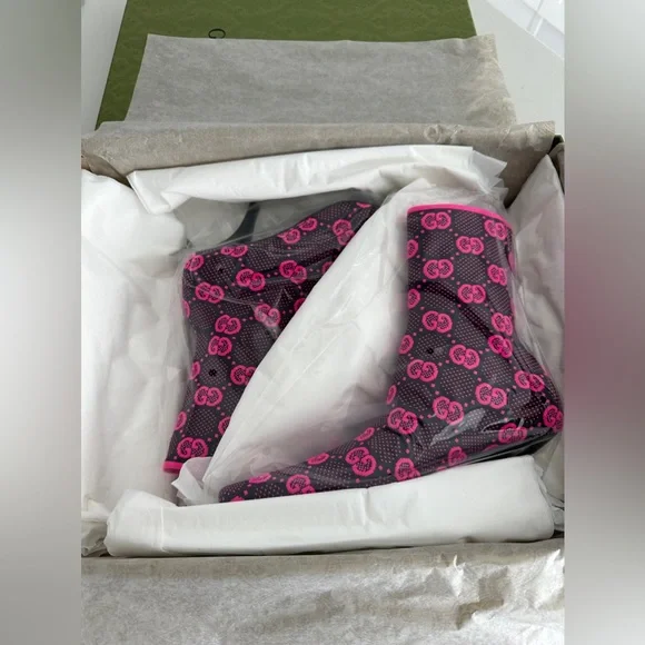 Gucci GG Jersey Tom Technical Fabric Boot - Picture 8 of 10